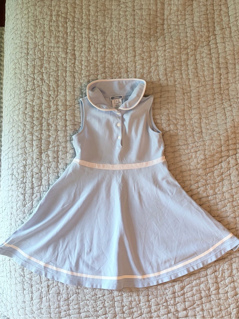 Jacadi Light Blue Summer Dress - Size 6